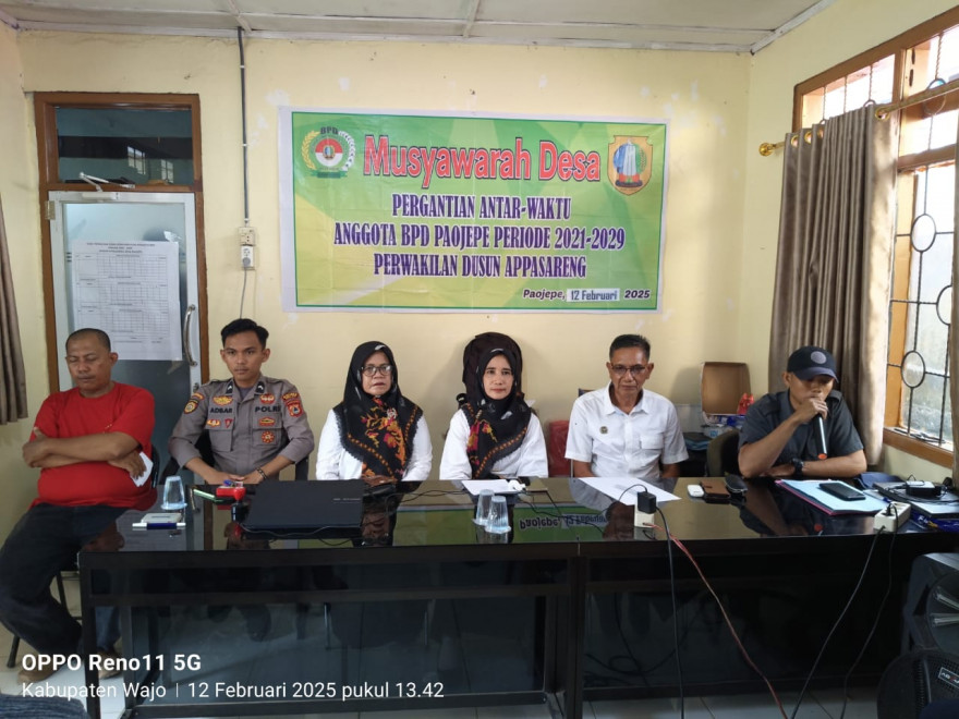 MUSYAWARAH DESA PAW ANGGOTA BPD