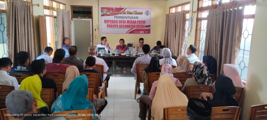 Musyawarah Desa Khusus (Musdesus) Pembentukan Koperasi Desa Merah Putih